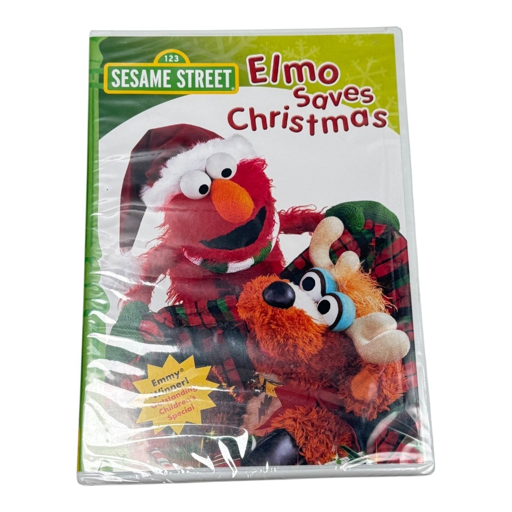 Sesame Street Elmo Saves Christmas DVD New Holiday Special Emmy Winner‎